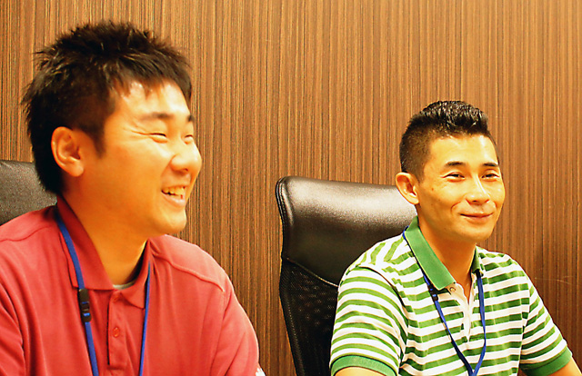 （左から）今回取材にご協力いただいた 澁田 知樹 様、上村 実 様