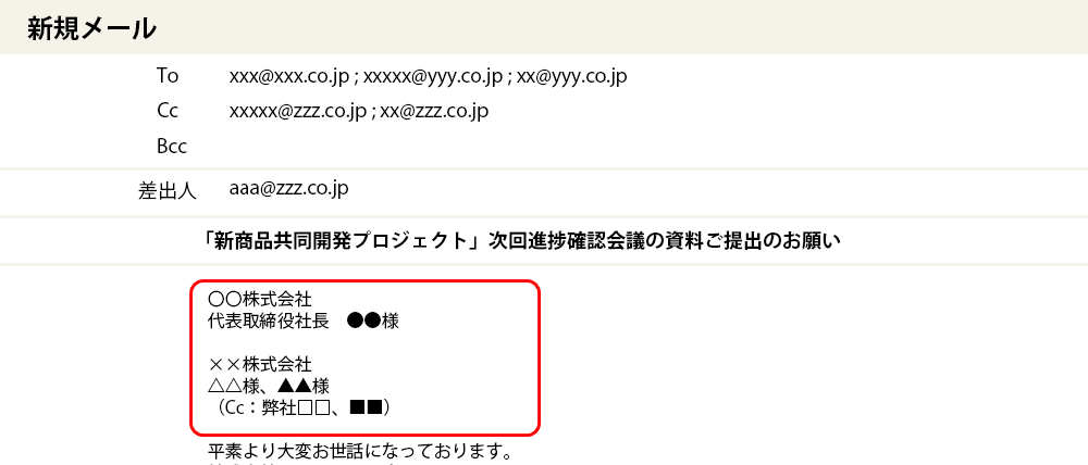 複数人に宛てたメールの正しい書き方 マナー メールワイズ式 お役立ちコラム メールワイズ式 お役立ちコラム